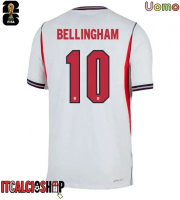 Inghilterra Jude Bellingham #10 Prima Maglia Mondiali 2026 Manica Corta